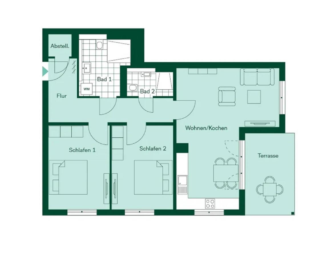 Terrassenwohnung "Traumhafft" - Haffresidenz Garz  Exterior photo